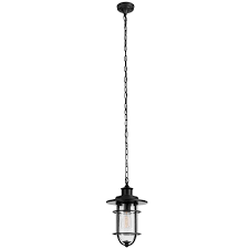 Globe Electric Turner 1 Light Black Outdoor Hanging Pendant 44232 The Home Depot Glass Globe Pendant Light Glass Globe Pendant Outdoor Pendant Lighting