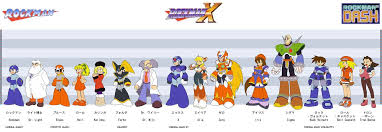 rockman character height chart by tuxedomoroboshi