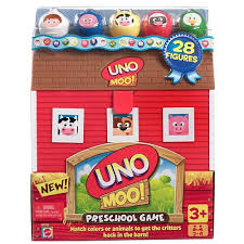 Uno Moo Farm Animal Matching Game Mattel Toys R Us Preschool Games Farm Animals Preschool Animal Matching Game