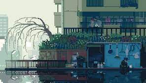 Nostalgic Gifs Of Everyday Life In Japan Animated By Yuuta Toyoi Pixel Art Games Pixel Art Design Pixel Art