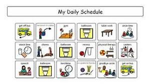 Tip for using these free printable visual schedules for home and daily routines: Yoga Boardmaker Symbol Novocom Top
