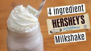 These things are absolutely delicious and i am hooked on them. Hershey S Cookies N Creme Milkshake 4 Ingredients Youtube