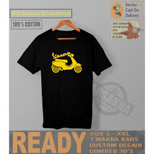 Pesan jasa desain kaos murah unik dan keren untuk distro, personal, perusahaan, dan ukm. Kaos Baju Vespa Siluet Logo Kaos Otomotif Terlaris