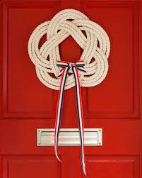 Learn how to tie a decorative creeper knot. Sailor S Knot Wreath Martha Stewart
