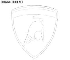 How To Draw The Lamborghini Logo Step By Step Lamborghini Logo Lamborghini Drawings