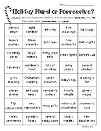 Holiday Plural Vs Possessives Color Sorting Worksheet Plurals Possessive Nouns Learn Hebrew