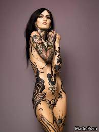 Nude model tattoo