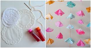 Bisa dikresikan dlam bentuk hiasan kamar. Cuma Butuh Rp 20 Ribu 10 Diy Dekorasi Super Cantik Dari Kertas Doily