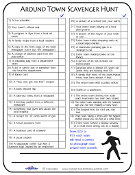 Birthday Scavenger Hunt Ideas For Adults Around Town Pin On Scavenger Hunt Ideas