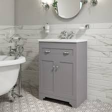 We have 12+ better bathrooms discount codes & vouchers for february 2021. 600mm Grey Freestanding Vanity Unit With Basin Baxenden Better Bathrooms