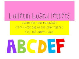 It causes like a famous several free templates for bulletin board letters, as. Bulletin Board Letter Template Worksheets Teaching Resources Tpt