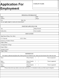 Many of our contract templates are made to have the basic sections such as the terms of employment, employee responsibilities, compensation and benefits and one. Generic Application For Employment Template Free Download Speedy Template