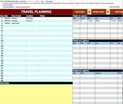 google docs calendar spreadsheet template travel itinerary planner construction management excel templates