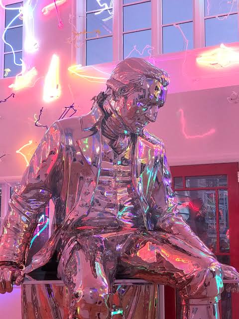 Work by Michael Parekowhai