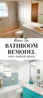 Diy Bathroom Remodel Under 500 Coastal Bathroom Decor Sweet Teal Affordable Bathroom Remodel Simple Bathroom Remodel Simple Bathroom Renovation