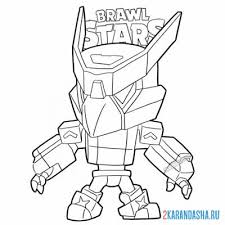 As a super move he leaps, firing daggers both on jump and on landing! this enigmatic creature just appeared in town one day. Mecha Crow Brawl Stars Drawing