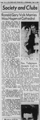 Ronald Volk and Margaret Helten