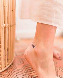 Inked By Dani Butterfly Temporary Tattoo In 2020 Tiny Tattoos For Girls Ankle Tattoo Small Cute Ankle Tattoos