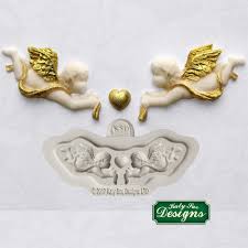 Nicht selten löst sich der fondant auf oder wirft blasen. Katy Sue Silikonform Fur Fondant Engel Mit Herz Meincupcake Shop