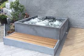 Beton Whirlpool Achtertuin Zwembad Zwembad Achtertuin Kleine Achtertuin Zwembaden