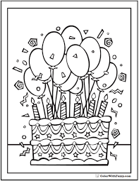 Free printable happy birthday coloring pages. 28 Birthday Cake Coloring Pages Customizable Ad Free Pdf Printables Happy Birthday Coloring Pages Birthday Coloring Pages Cute Coloring Pages