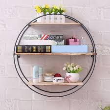 Exactly what's more, it leaves your space feeling open as well as spacious. 1 Pcs Round End Hanging Wall Mount Floating Shelves Inman Wooden Corner Shelf Home Decor Shelves