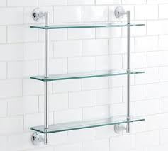 Mercer Triple Glass Shelf Glass Bathroom Glass Shelves Shelves