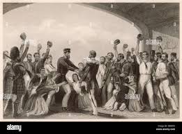 Indian mutiny 1857 lucknow hi-res stock ...