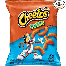 This creamy, bold mac with the heat of flamin' hot ® cheetos ® will hit the spot with each and every bite. Amazon Com Cheetos Puffs Cheese Flavored Snacks 0 875 Ounce Pack Of 40