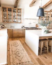 Kitchen cabinets and island different colors. Neutral Modern Farmhouse Kitchen Inspiration Decor Ideas In 2021 Home Decor Kitchen Home Kitchens Home Remodeling