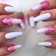 Coffin nails mainly work for long nails, but it can still be done on short nails as well. The Most Stylish Ideas For White Coffin Nails Design
