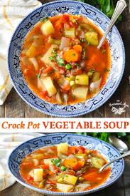 Crock Pot Vegetable Soup Recipe In 2020 Crock Pot Vegetables Vegetable Soup Crock Pot Crockpot Soup Recipes