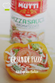 Frohlich Bunte Paprika Pizza Fast Food In Gesund Paprika Pizza Lebensmittel Essen Pizza