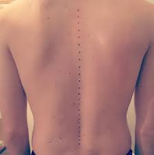 This Simple Design Is The Perfect Alternative To An Intricate Spine Tat Minimalist Tattoo Pattern Tattoo Spine Tat