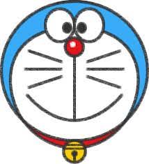 色を塗って可愛いドラえもんの完成 ドラえもん ドラえもん イラスト イラスト
