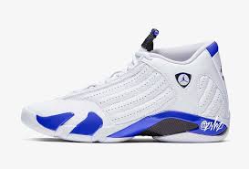 Jordan Retro 14 White Black Hyper Royal Air Jordan 14 Hyper Royal 487471 104 Release Date Sbd Air Jordans Air Jordans Retro Air Jordan Shoes