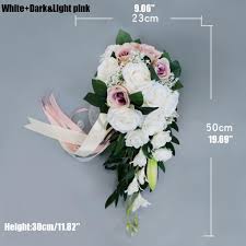 Types of wedding decoration flowers. 4 Types Wedding Bouquet Flowers Marriage Accessories Small Bridal Bouquets Silk Roses Wedding Bouquets For Bridesmaids Decoration Buy At A Low Prices On Joom E Commerce Platform
