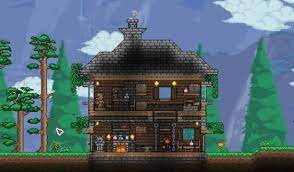 Its a very simple design and can be built early in the game as the resources are easy to. Terraria Npc House Designs Alfintech Computer