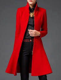 Womens Trench Mid Long Coat Slim Fit Wool Blend Lady Overcoat Formal Fashion Women Overcoat Coat Fashion Fashion