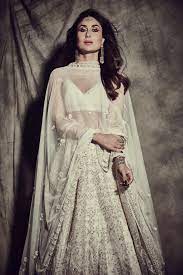 Kareena Kapoor In A Beautiful White Anita Dongre Lehenga Traditional Indian Dress Indian Wedding Dress Indian Wedding Outfits