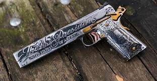 The jesse james firearms unlimited official launch party will take place at the rattle inn in austin on saturday, november 16 at 6:30 p.m. Exclusive Jesse James Reveals Colt 45 Pistol He Made For President Donald Trump Maxim