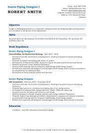 Just curious about what this common material is used for? Senior Piping Designer Resume Samples Qwikresume