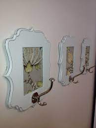 Diy Coat Hooks Hobby Lobby Frames With Glass Taken Out Scrap Fabric Glued To Cardboard Insert Hobby Lobby Hooks Diy Coat Hooks Hobby Lobby Frames Diy Coat