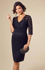 Suzie Maternity Dress Short Black Maternity Wedding Dresses Evening Wear And Party Clothes By Tiffany Rose Black Lace Cocktail Dress Cocktail Dress Lace Black Lace Maternity Dress