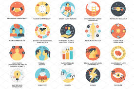 60 Flat Astrology Icons Flat Icons Set Png Icons Icon