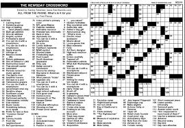 Maybe you would like to learn more about one of these? The Newsday Crossword