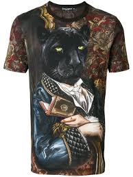 Dolce & gabbana s.r.l is responsible for this page. Dolce Gabbana Panther Print T Shirt Vetements T Shirt Vetements Pas Cher T Shirt