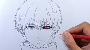 I used copic markers and prismacolor pencils for the. How To Draw Kaneki Ken Tokyo Ghoul Step By Step Youtube