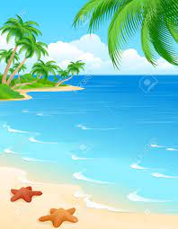 You will also find illustrations inspired by all four seasons: Tropical Beach Scene Stock Photo Picture And Royalty Free Image Image 2475289
