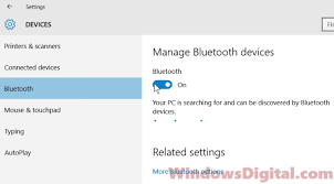 How To Turn On Bluetooth On Windows 10 For Hp Dell Lenovo Asus Acer And Toshiba Laptop And How To Fix If There Is No Togg Laptop Toshiba Windows 10 Lenovo